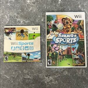 Wii Sports and Summer Sports Paradise Island Games